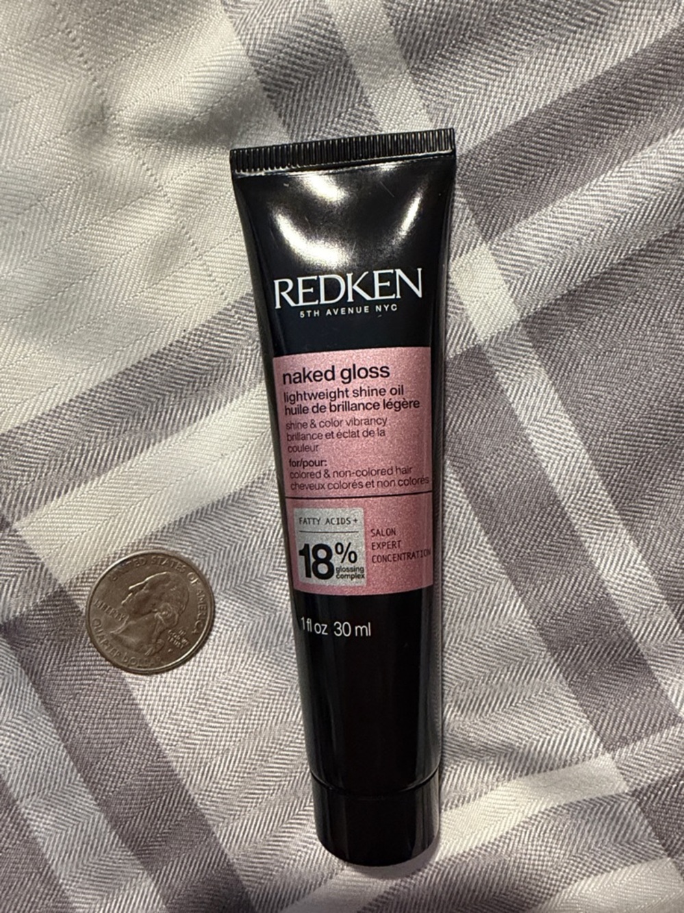 🍄6/$26 Redken naked gloss lightweight shine oil 18% 1 oz NWT